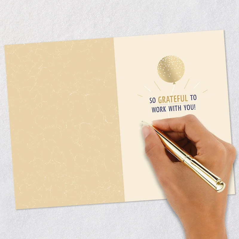 Grateful to Work With You Birthday Card for only USD 2.99 | Hallmark