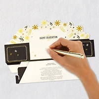 Hats Off to You Musical 3D Pop-Up Money Holder Graduation Card With Light for only USD 9.99 | Hallmark