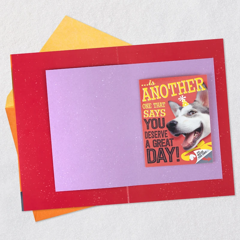 Hugging Dog Pop-Up Birthday Card With Mini Cards for only USD 6.59 | Hallmark