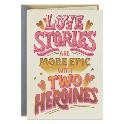 Our Love Story Is Real Anniversary Card From Her to Her for only USD 5.99 | Hallmark