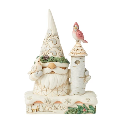 Jim Shore Woodland Gnome With Birdhouse and Birds Figurine, 6.22" for only USD 44.99 | Hallmark