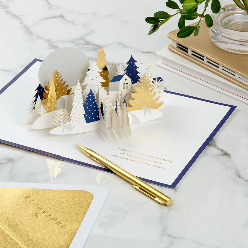 Quiet Moments and Comfort 3D Pop-Up Holiday Card for only USD 12.99 | Hallmark