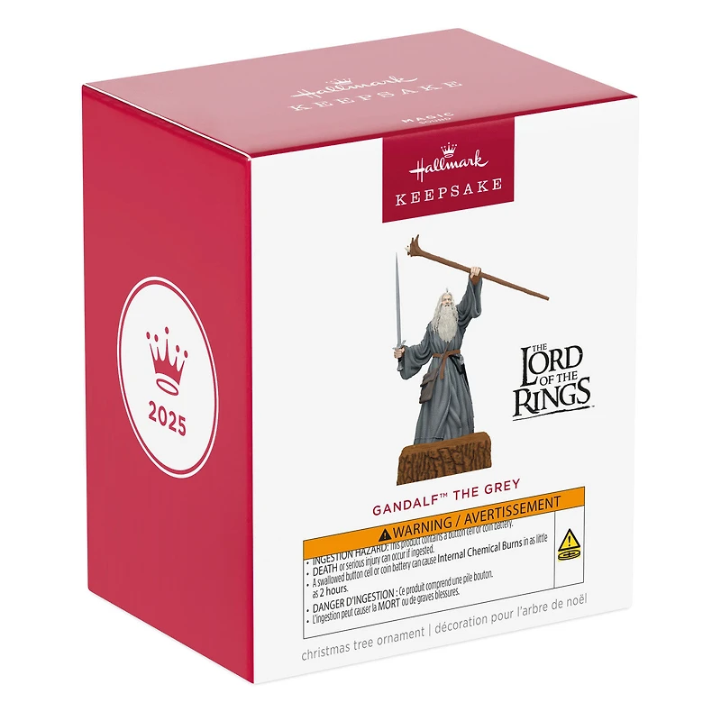 The Lord of the Rings™ Gandalf™ the Grey Ornament With Sound for only USD 34.99 | Hallmark