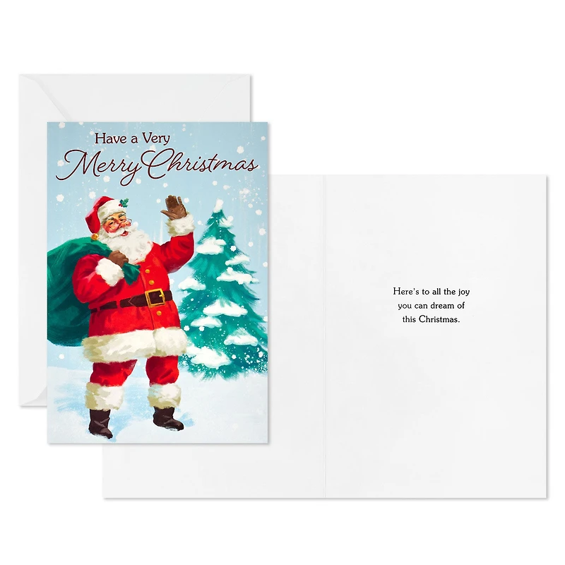 Jolly Santa Claus Boxed Christmas Cards, Pack of 40 for only USD 15.49 | Hallmark