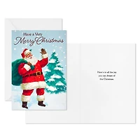 Jolly Santa Claus Boxed Christmas Cards, Pack of 40 for only USD 15.49 | Hallmark