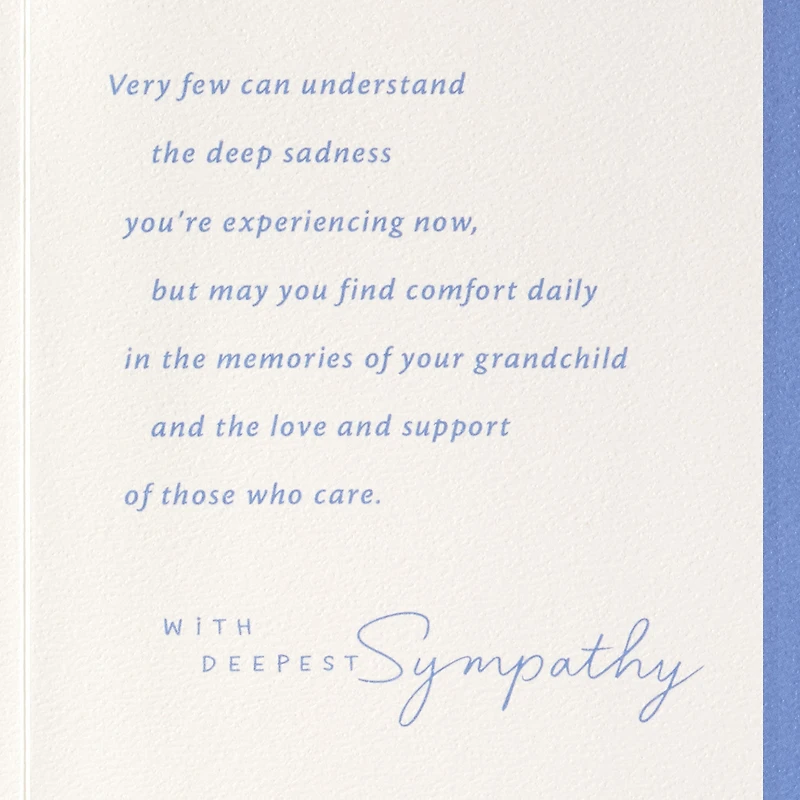 No Grandparent Should Have to Say Good-bye Sympathy Card for Loss of Grandchild for only USD 4.59 | Hallmark
