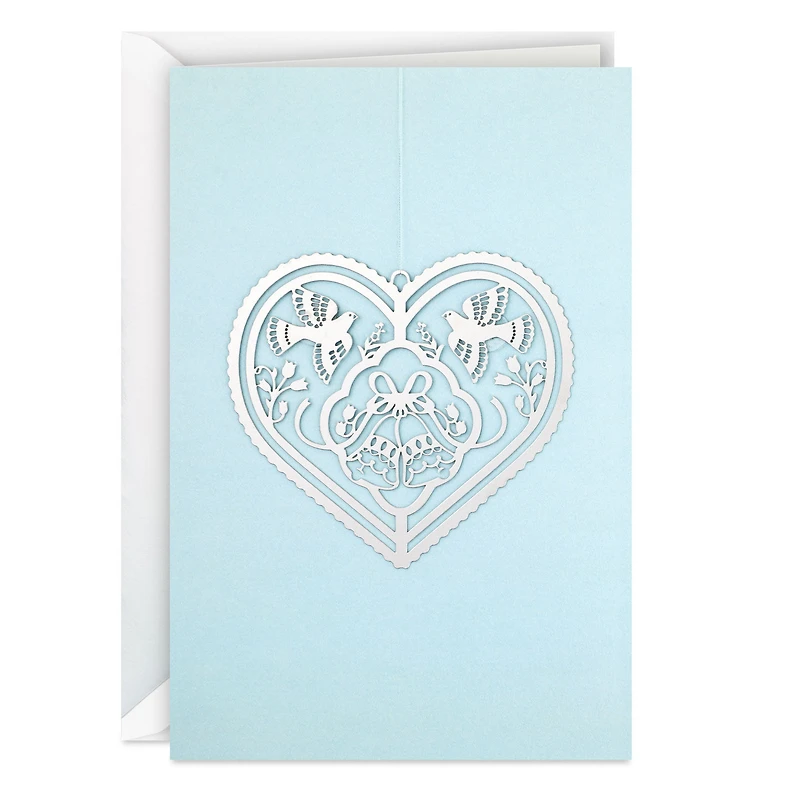 A Love That Only Gets Stronger With Time Wedding Card With Metal Ornament for only USD 9.59 | Hallmark