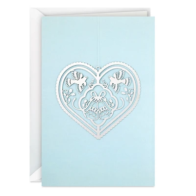 A Love That Only Gets Stronger With Time Wedding Card With Metal Ornament for only USD 9.59 | Hallmark
