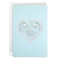 A Love That Only Gets Stronger With Time Wedding Card With Metal Ornament for only USD 9.59 | Hallmark