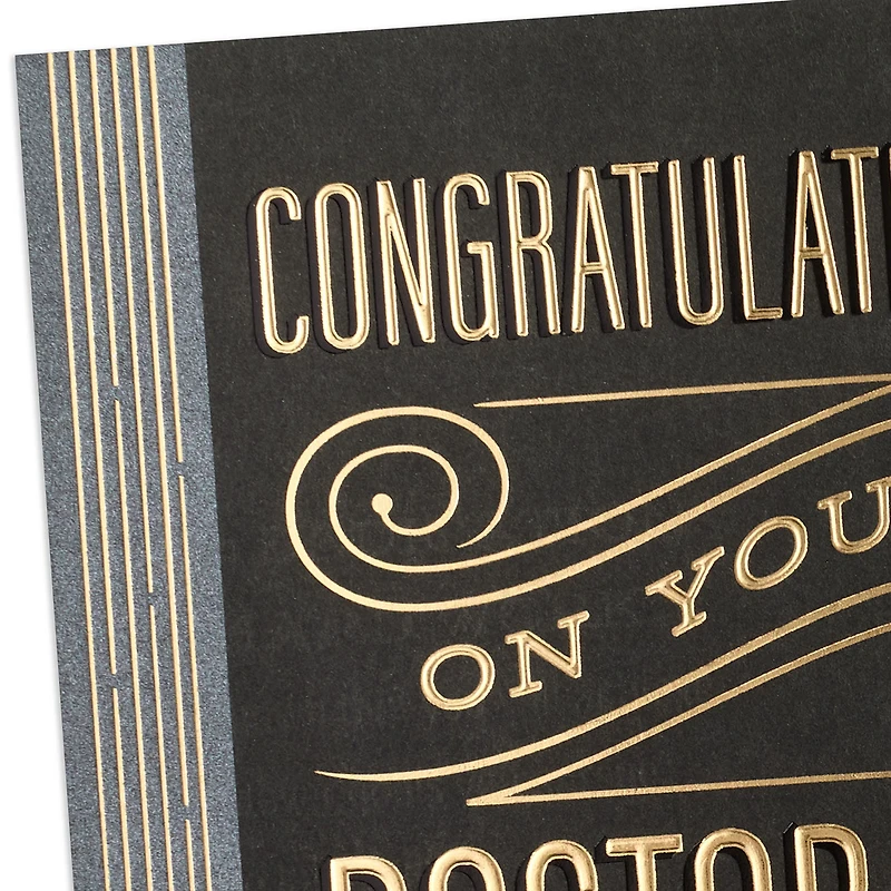 Dedication and Hard Work Graduation Card for Doctorate for only USD 4.59 | Hallmark