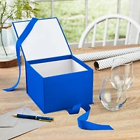 7.2" Solid Royal Blue Large Square Gift Box for only USD 6.99 | Hallmark