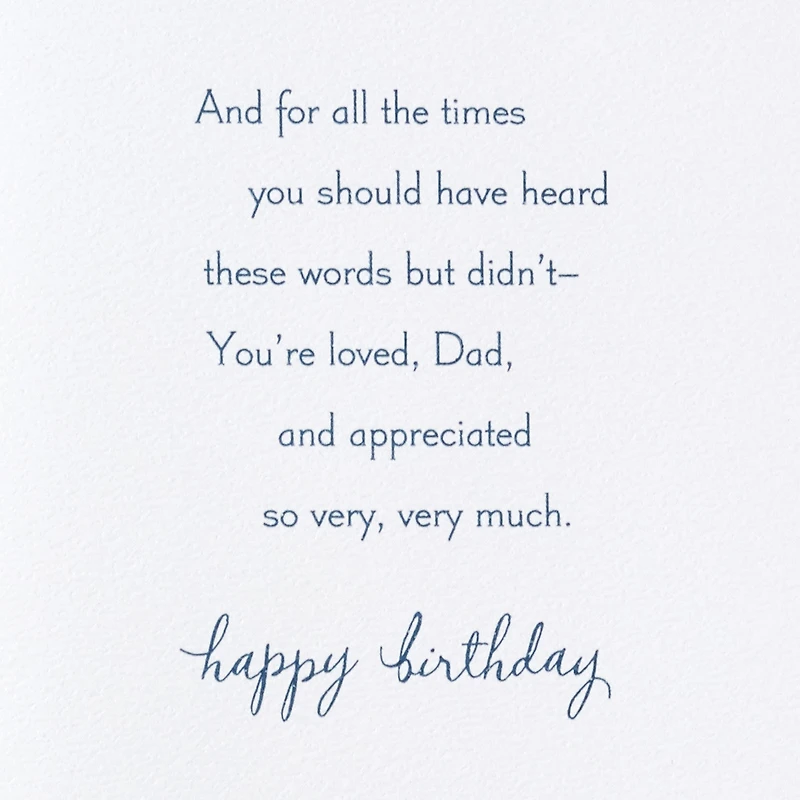 You're Loved and Appreciated Very Much Birthday Card for Dad for only USD 6.99 | Hallmark