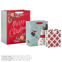 Homey Christmas 8-Pack Assorted Gift Bag Bundle for only USD 12.99 | Hallmark