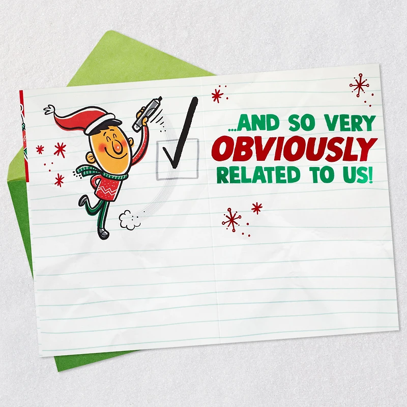 So Obviously Related Funny Christmas Card for Nephew for only USD 4.59 | Hallmark
