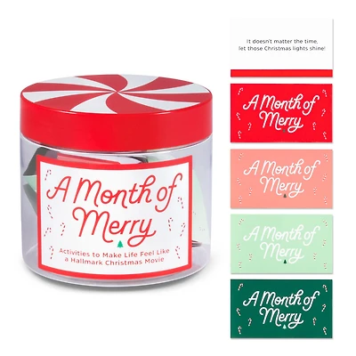 Hallmark Channel A Month of Merry Christmas Activity Jar for only USD 16.99 | Hallmark