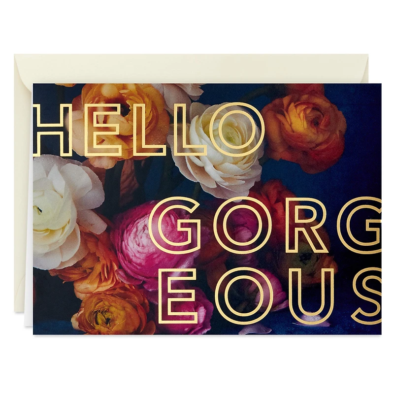 Floral Hello Gorgeous Boxed Blank Notes, Pack of 10 for only USD 12.49 | Hallmark
