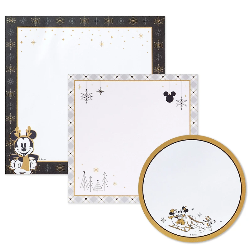Disney Mickey Mouse Christmas Memo Pads, Set of 3 for only USD 13.99 | Hallmark