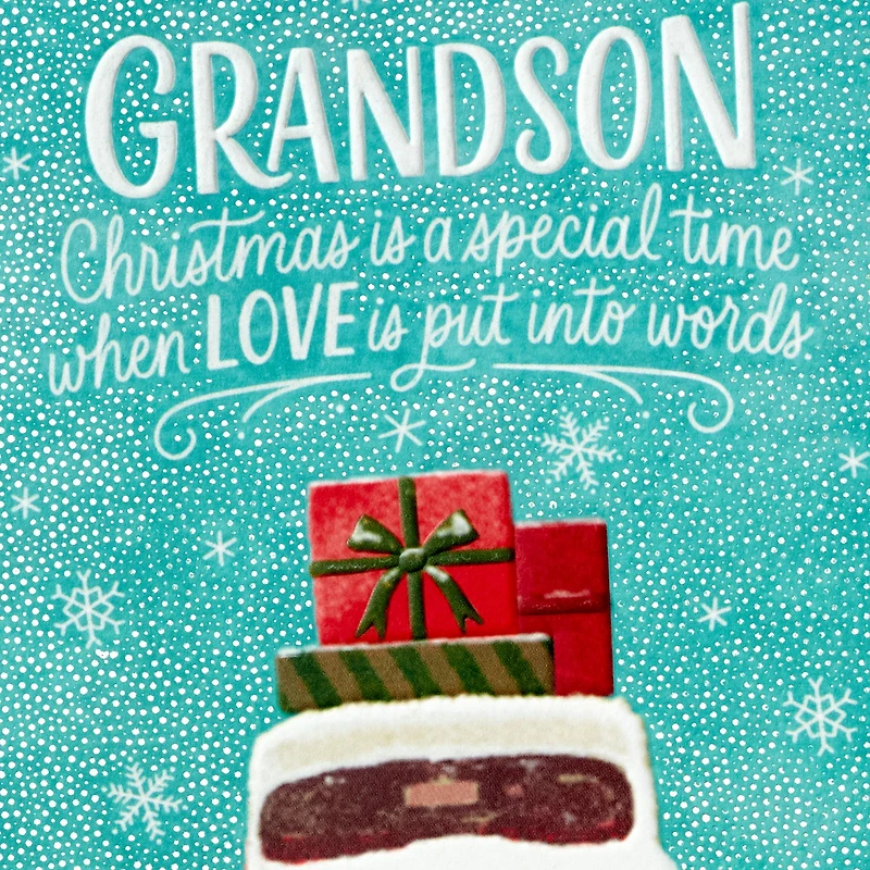 Love Put Into Words Christmas Card for Grandson for only USD 5.99 | Hallmark
