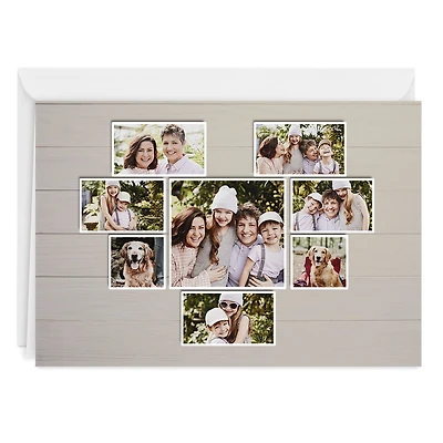 Personalized Heart-Shaped Photo Collage Photo Card for only USD 4.99 | Hallmark