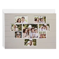 Personalized Heart-Shaped Photo Collage Photo Card for only USD 4.99 | Hallmark