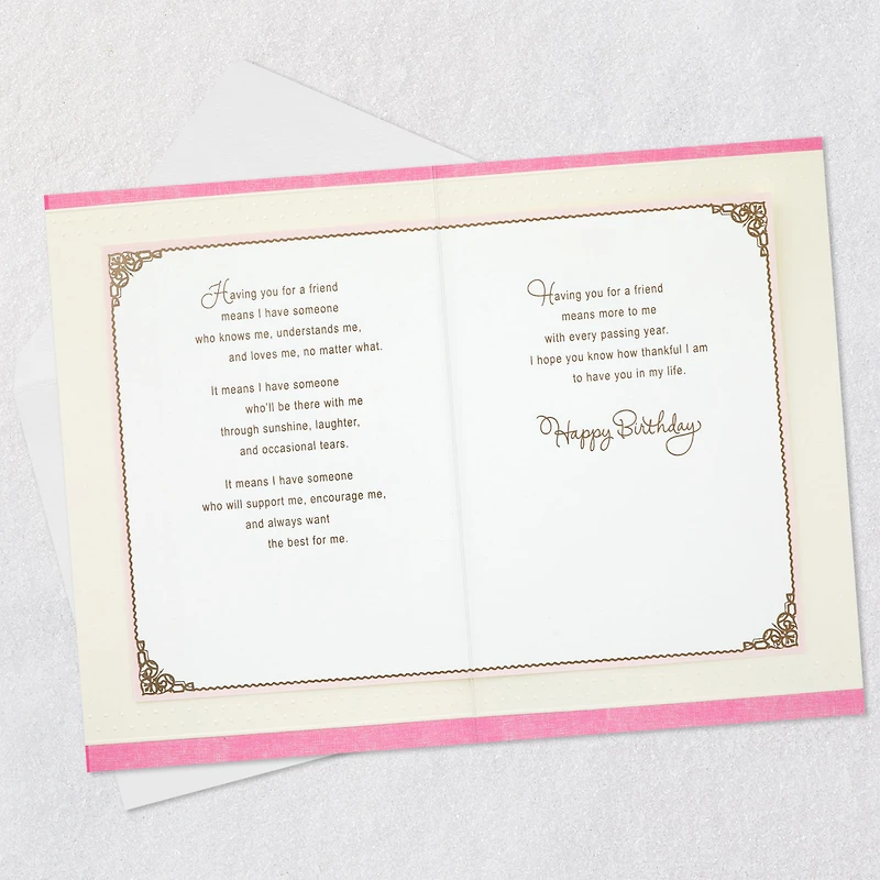 A Friend Like You Means So Much Birthday Card for Friend for only USD 8.59 | Hallmark