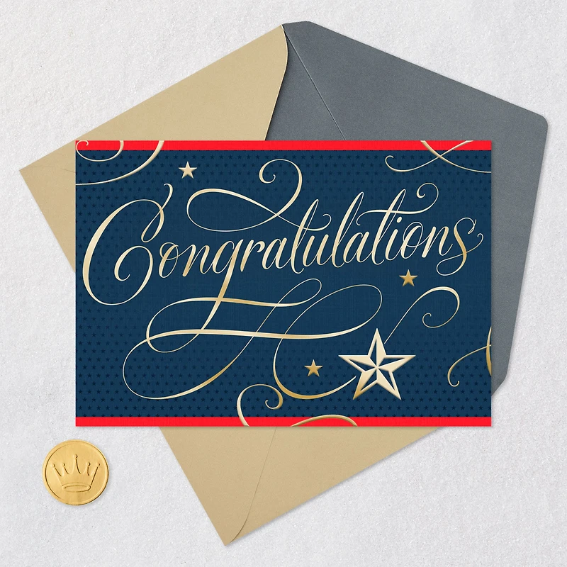Your Hard Work Paid Off Military Congratulations Card for only USD 3.99 | Hallmark