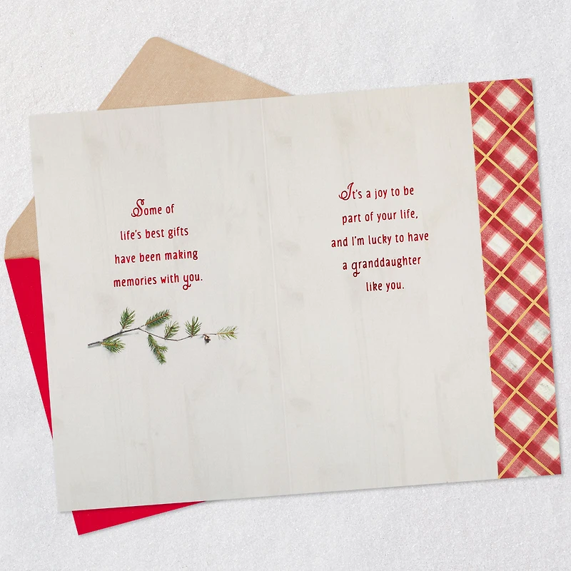 Lucky to Have a Granddaughter Like You Christmas Card for only USD 3.99 | Hallmark