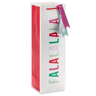 13" Colorful Caroling Christmas Wine Gift Bag for only USD 4.49 | Hallmark