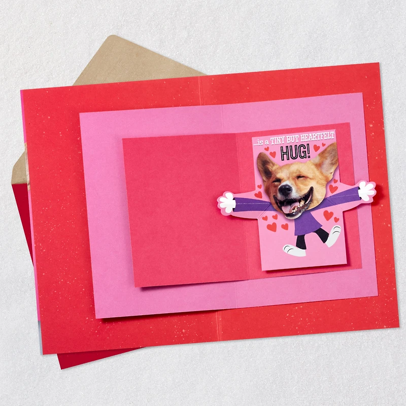 A Hug for a Kind, Caring Person Funny Pop-Up Valentine's Day Cards Within Card for only USD 5.99 | Hallmark