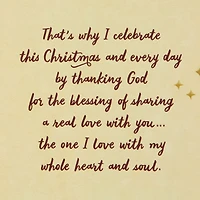 God Made a Special Place in My Heart for You Romantic Religious Christmas Card for only USD 4.59 | Hallmark