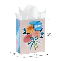 6.5" Mum Bouquet on Pink Small Mother's Day Gift Bag With Tissue Paper for only USD 5.49 | Hallmark