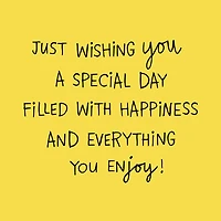 Wishing You a Special Day Birthday Card for only USD 0.99 | Hallmark