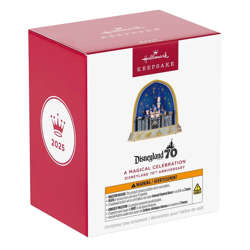 Disneyland 70th Anniversary A Magical Celebration Musical Ornament With Light for only USD 61.99 | Hallmark