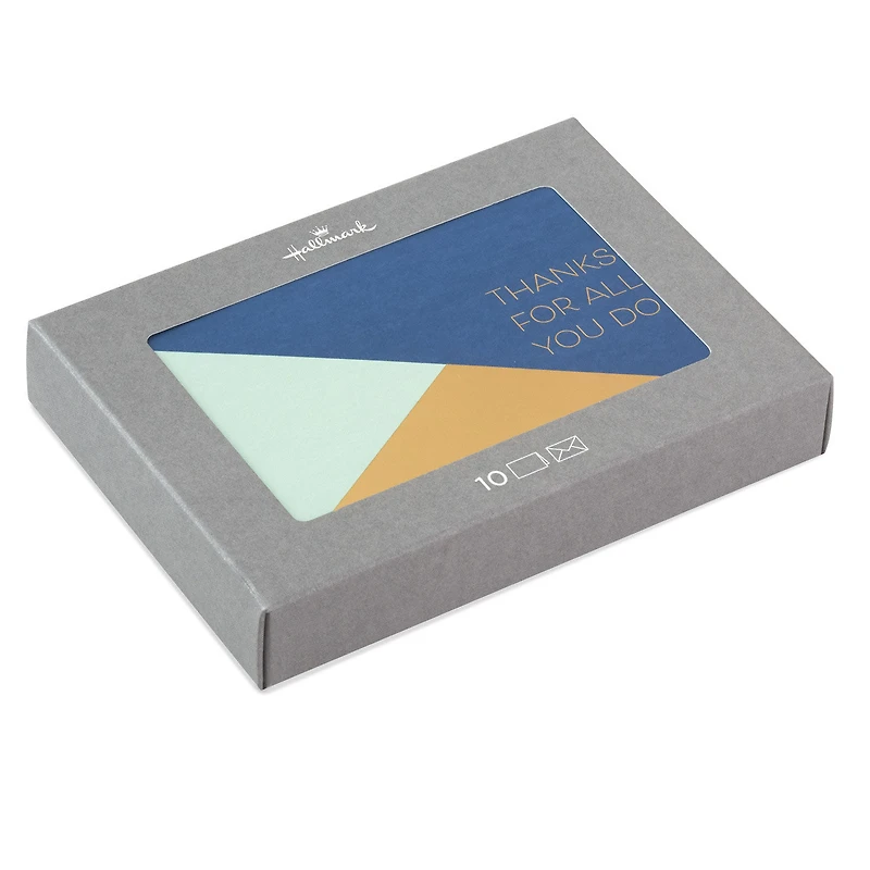 Modern Geometric Boxed Blank Thank-You Notes, Pack of 10 for only USD 12.49 | Hallmark