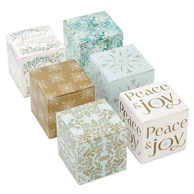 Whispers of Winter 6-Pack Assortment Mini Holiday Gift Boxes for only USD 7.99 | Hallmark