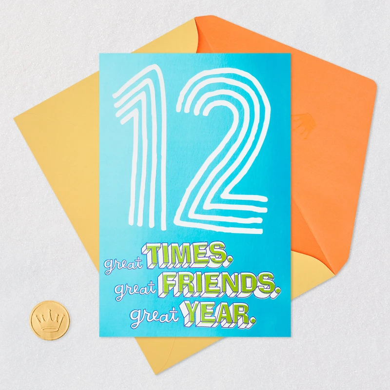 Great Times 12th Birthday Card for only USD 4.59 | Hallmark