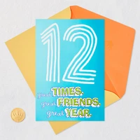 Great Times 12th Birthday Card for only USD 4.59 | Hallmark