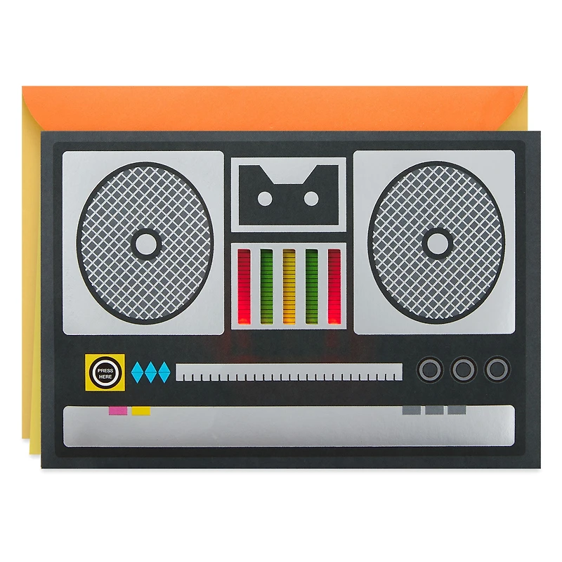 Boom Box Musical Birthday Card With Lights for only USD 9.99 | Hallmark