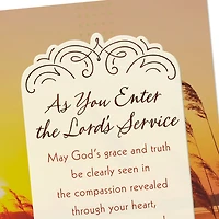 As You Enter the Lord's Service Religious Congratulations Card for only USD 3.99 | Hallmark