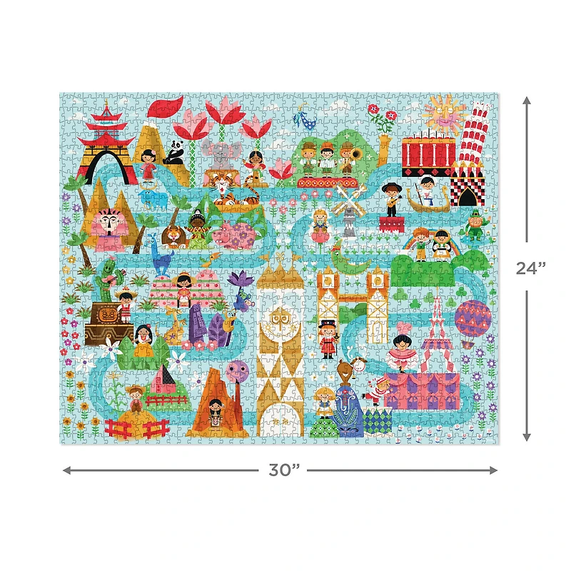 Disney It's a Small World Map 1000-Piece Jigsaw Puzzle for only USD 24.99 | Hallmark