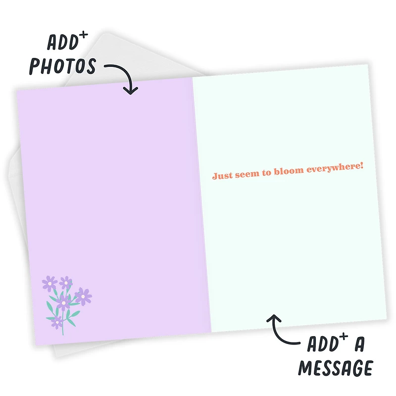 Happy Thoughts Bloom Custom Card for only USD 4.99 | Hallmark