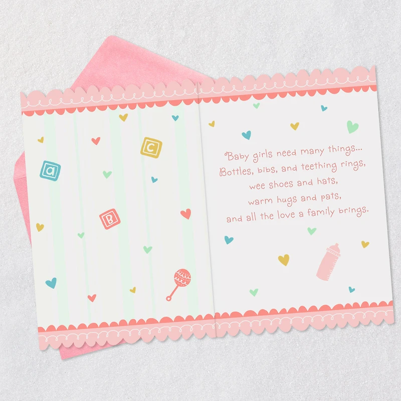 A Life Filled With Love New Baby Girl Card for only USD 0.99 | Hallmark