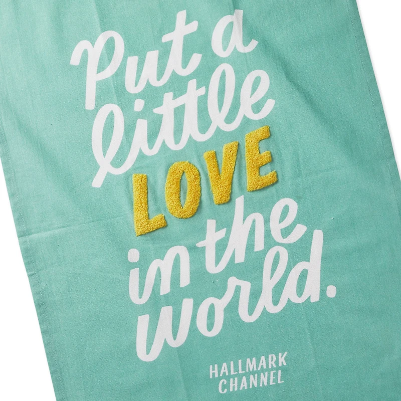 Hallmark Channel Love in the World Tea Towel for only USD 16.99 | Hallmark