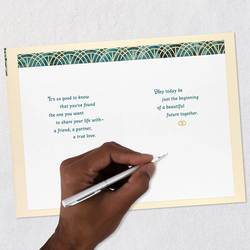 The Beginning of a Beautiful Future Wedding Card for Son for only USD 4.59 | Hallmark