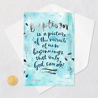 New Beginnings Religious Baptism Card for only USD 3.99 | Hallmark