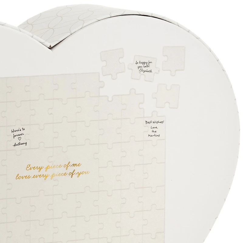 Wedding Reception Guest Book Autograph Puzzle for only USD 24.99 | Hallmark