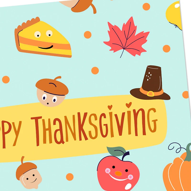 Extra Happy, Extra Fun Thanksgiving Card for Kids for only USD 0.99 | Hallmark
