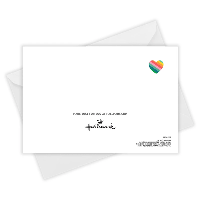 Personalized Lucky Me Rainbow Stripes Photo Card for only USD 4.99 | Hallmark