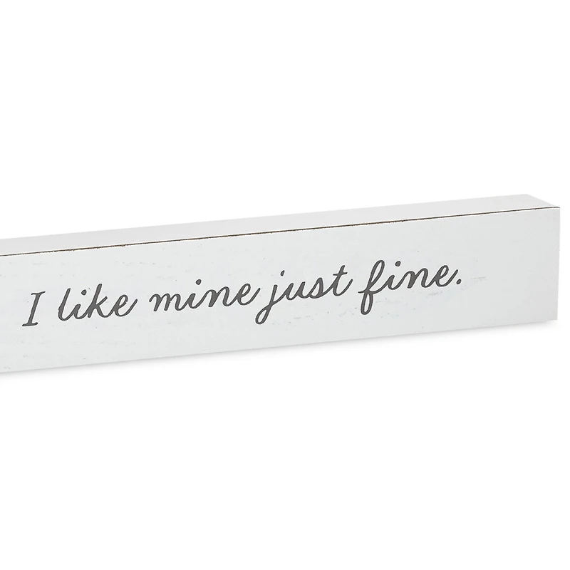 I Don't Need a Second Opinion Wood Quote Sign, 23.5x2 for only USD 14.99 | Hallmark