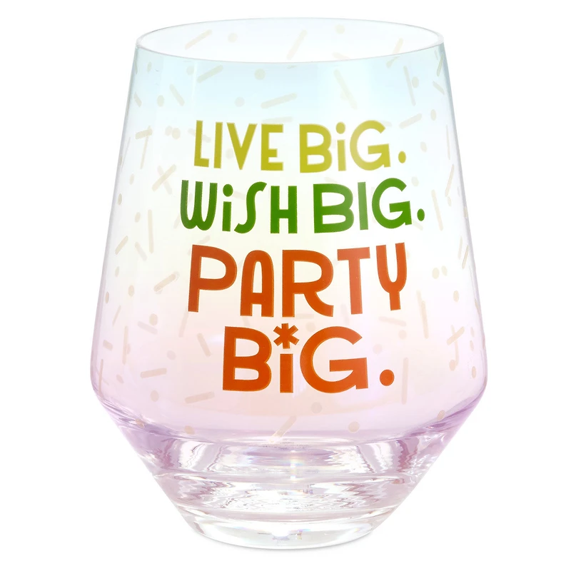 Live Big Jumbo Stemless Wine Glass, 43 oz. for only USD 28.99 | Hallmark